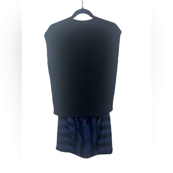 Sandro Rayure Shirt Tail Stripe Dress Size 2 - Picture 5 of 11